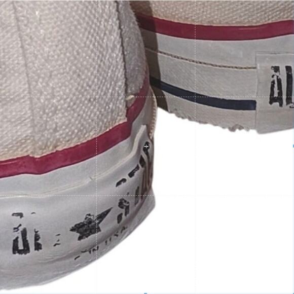 Vintage Converse Chuck Taylor All Star High Top White Made in USA Men's Size 10 - Picture 9 of 11